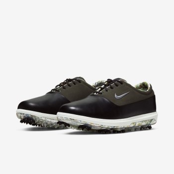 Nike Air Zoom Victory Tour NRG - Férfi Golf Cipő - Fekete/Khaki/Fehér/Szürke